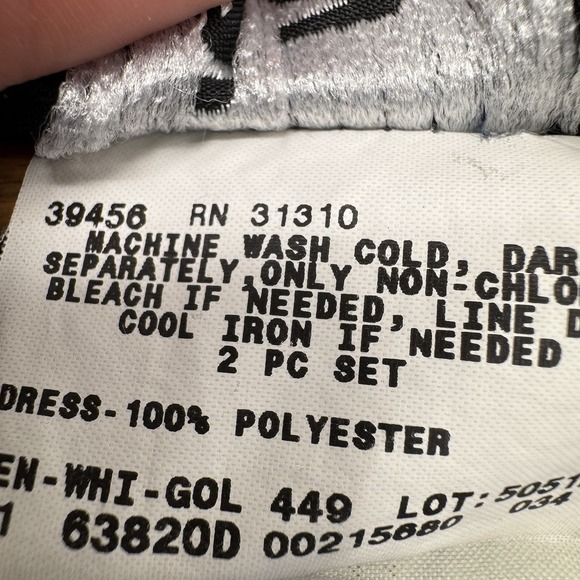 Vintage IZ California Chambray Dress Sleeveless‎ Mini Dainty Floral Size 11 - Picture 6 of 10